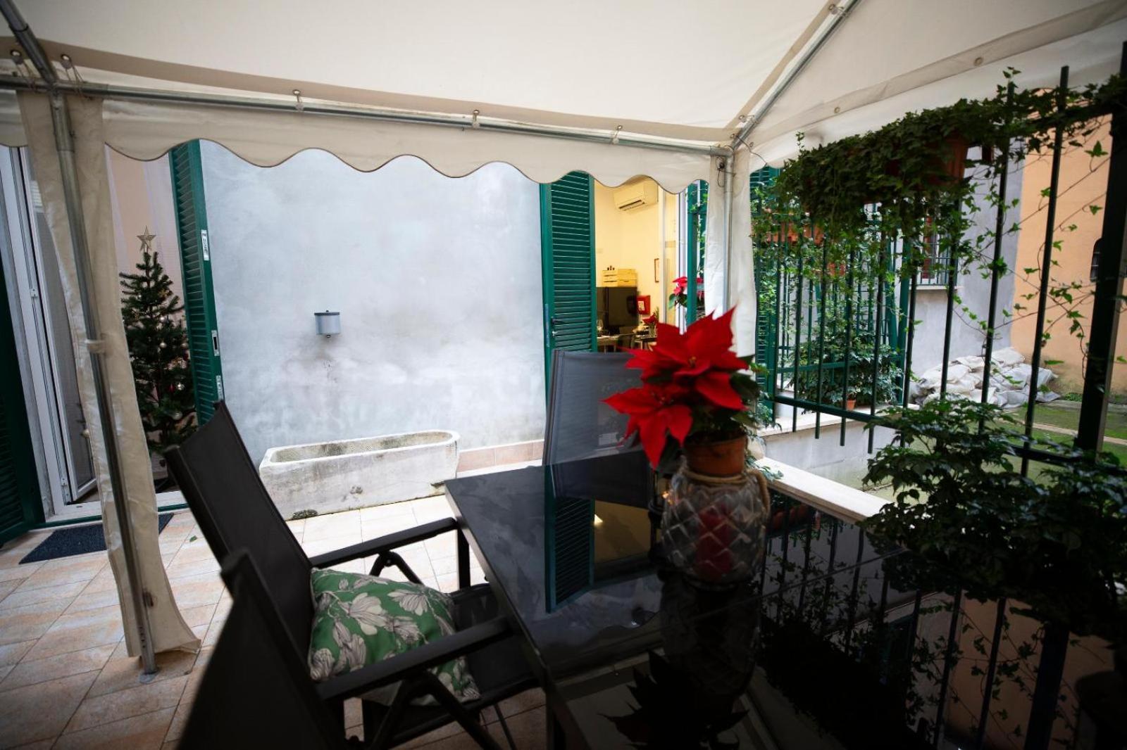 Flatinrome Trastevere Deluxe Rooms - Green Patio Eksteriør billede